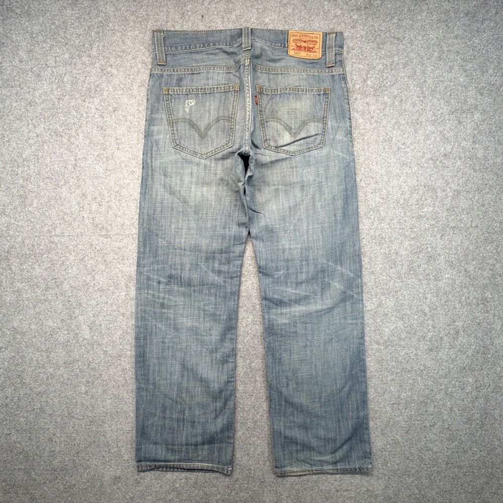 Levi's 549 Low Loose Jeans 32x32 (Fits 34x30)‎ Blue Denim Baggy Bootcut Y2K